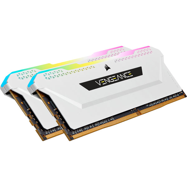 CMH32GX4M2D3600C18W Corsair Ddr4 3600 D/K Veng Rgb Wht 32Gb