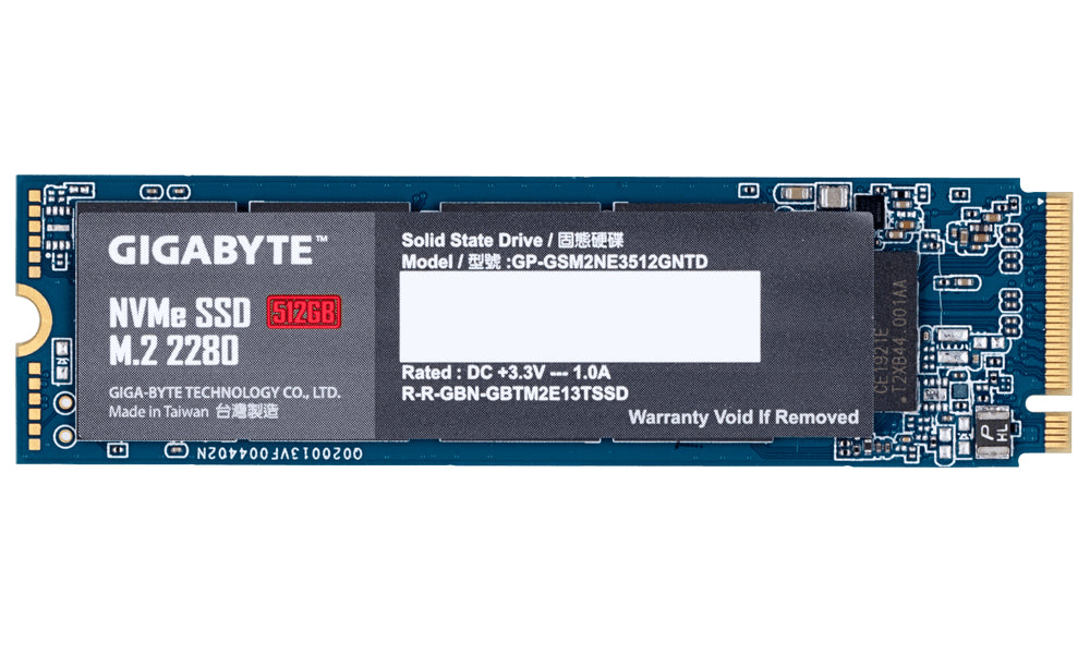 GP-GSM2NE3512GNTD Gigabyte Ssd M.2 Pcie 512Gb