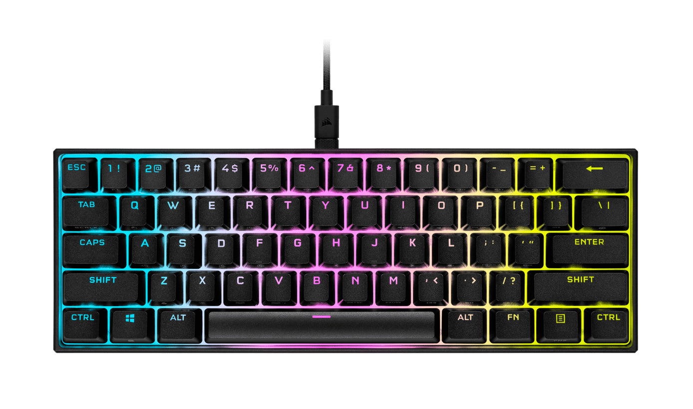 CH-9194010-UK Corsair K65 Rgb Mini 60% Keyboard Red