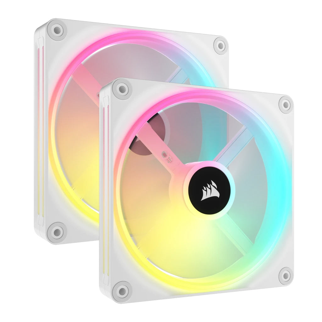 CO-9051008-WW Corsair Qx140 Rgb 140Mm Fan Wht 2Pk